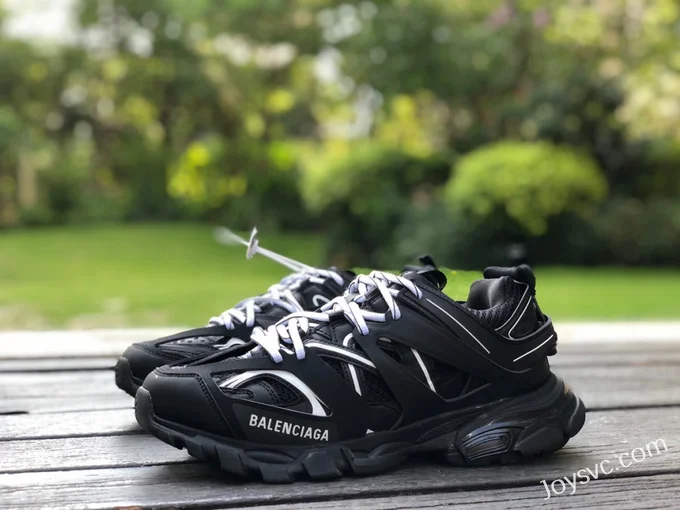 Balenciaga Triple S Black White Sneakers