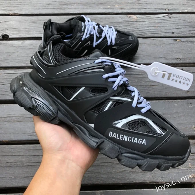 Balenciaga Triple S Black White Sneakers