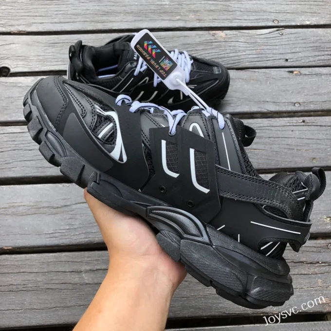 Balenciaga Triple S Black White Sneakers