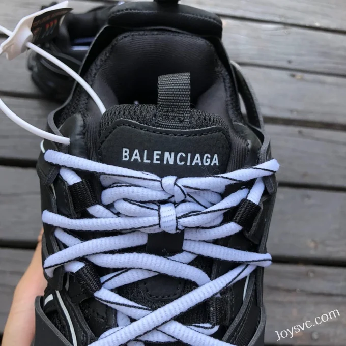 Balenciaga Triple S Black White Sneakers