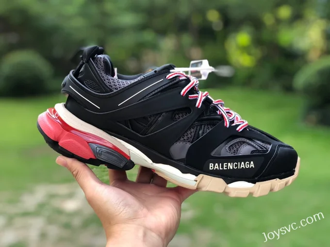 Balenciaga Triple S Black Red Sneakers