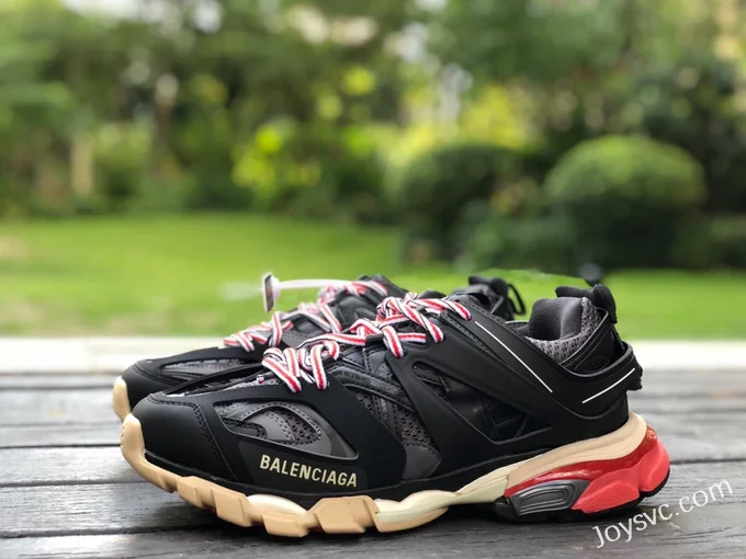 Balenciaga Triple S Black Red Sneakers