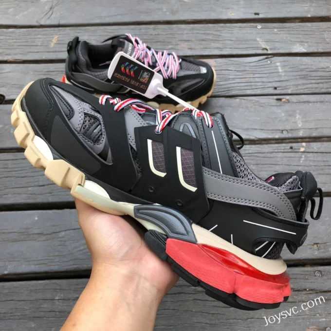 Balenciaga Triple S Black Red Sneakers