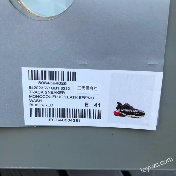 Balenciaga Triple S Black Red Sneakers