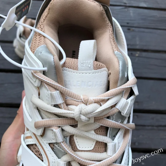 Balenciaga Triple S White Rose Gold Sneakers