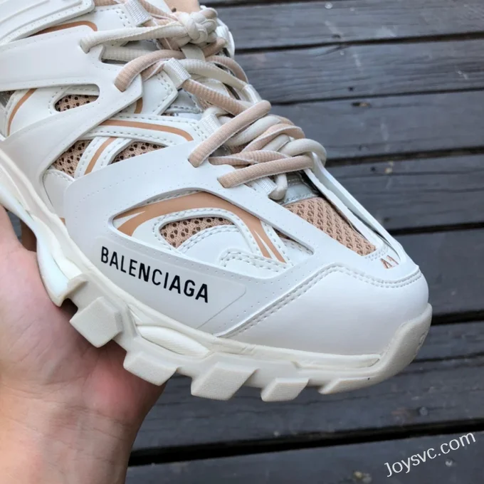 Balenciaga Triple S White Rose Gold Sneakers