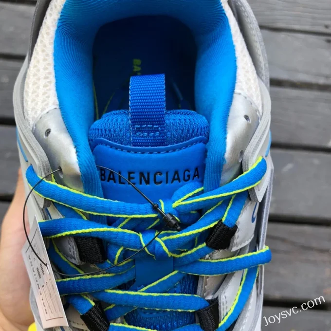 Balenciaga Triple S Grey Blue Yellow Sneakers