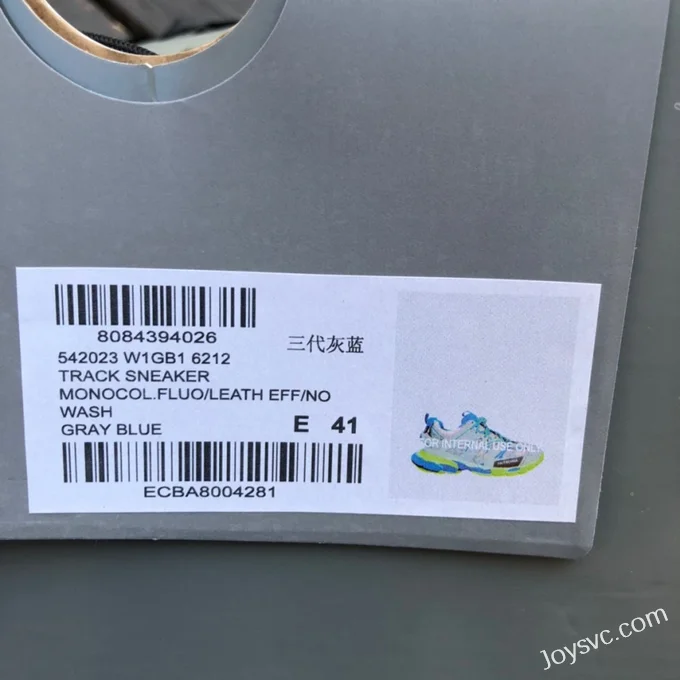 Balenciaga Triple S Grey Blue Yellow Sneakers