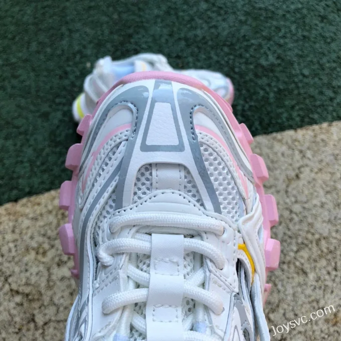 Balenciaga Track 2.0 White Pink Yellow Sneakers