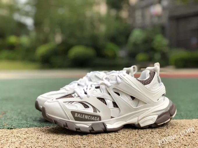 Balenciaga Triple S White Coffee Sneakers