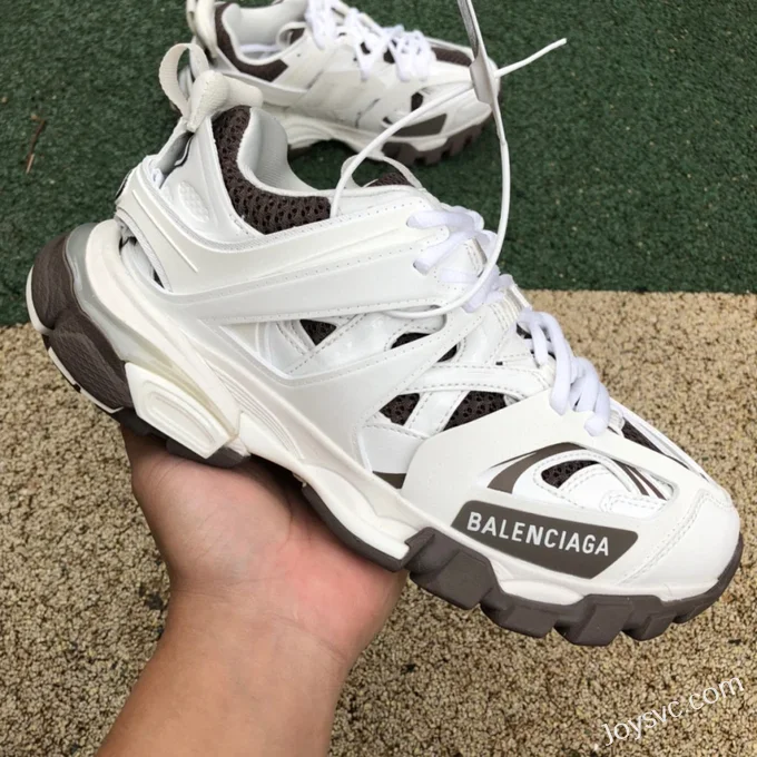 Balenciaga Triple S White Coffee Sneakers