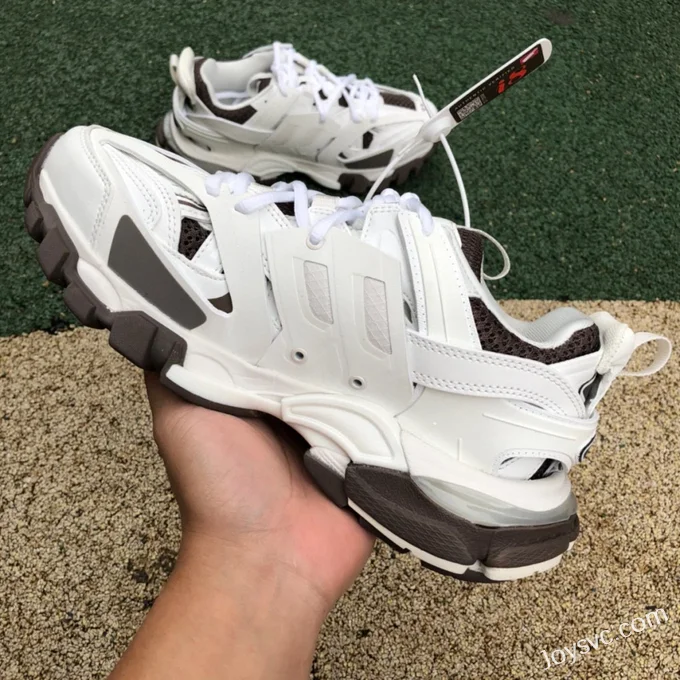 Balenciaga Triple S White Coffee Sneakers