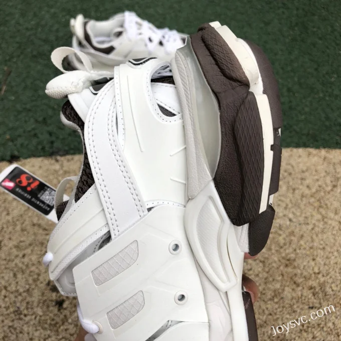 Balenciaga Triple S White Coffee Sneakers