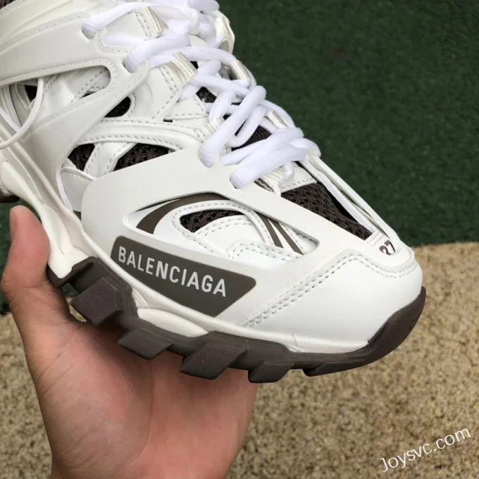 Balenciaga Triple S White Coffee Sneakers