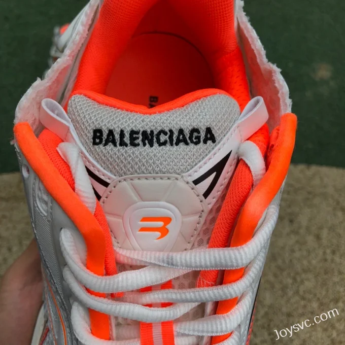 Balenciaga White Orange Runner Vintage Dad Shoes