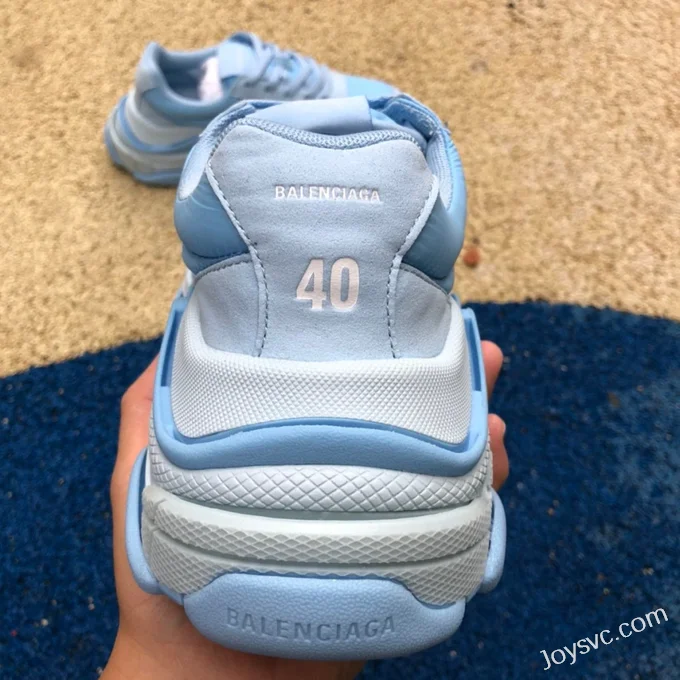 Balenciaga BB Logo Blue Sneakers