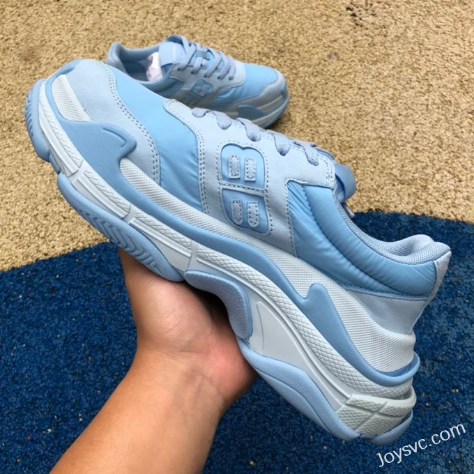 Balenciaga BB Logo Blue Sneakers