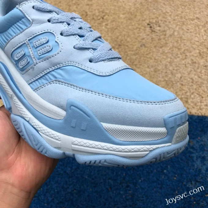 Balenciaga BB Logo Blue Sneakers