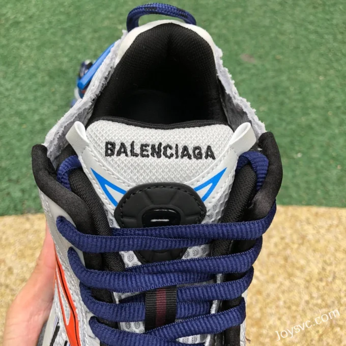 Balenciaga Grey Orange Blue Runner Vintage Dad Shoes