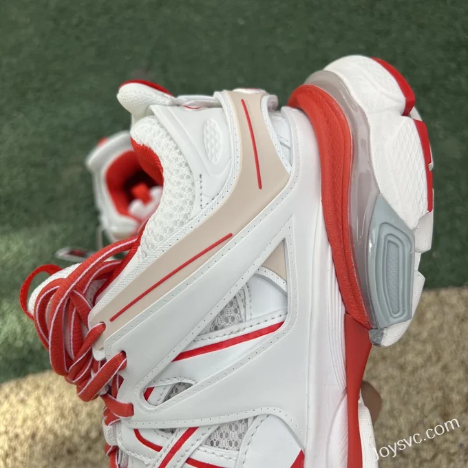 Balenciaga Triple S White Red Sneakers