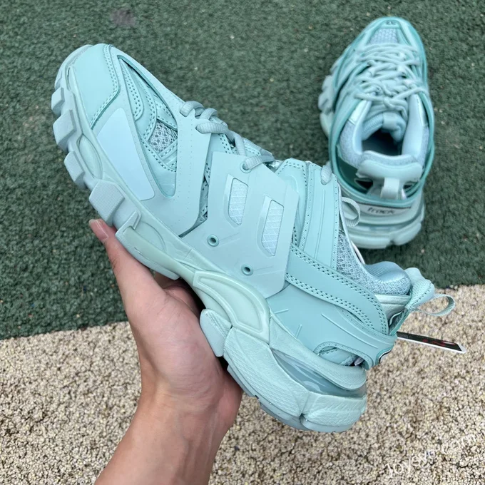 Balenciaga Triple S Mint Green Sneakers