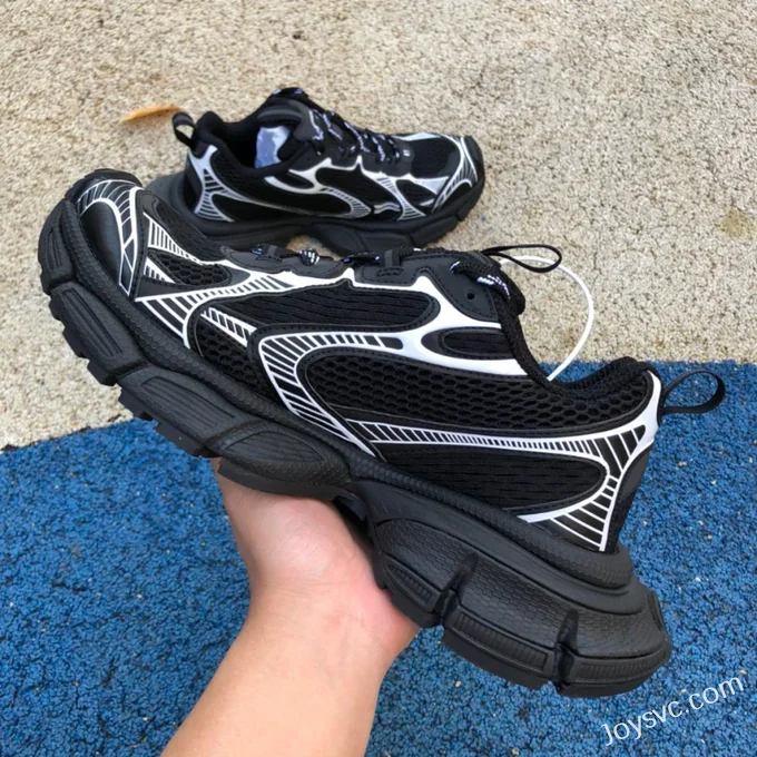 Balenciaga 3XL Black Silver Vintage Dad Shoes 2023 Collection