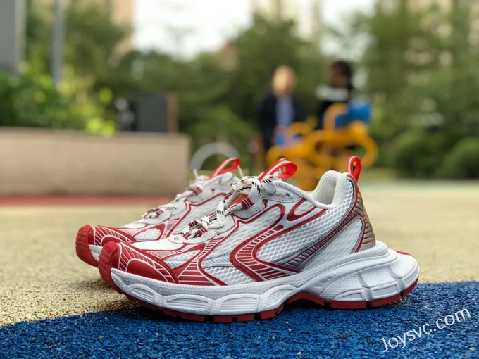 Balenciaga 3XL White Red Sneakers