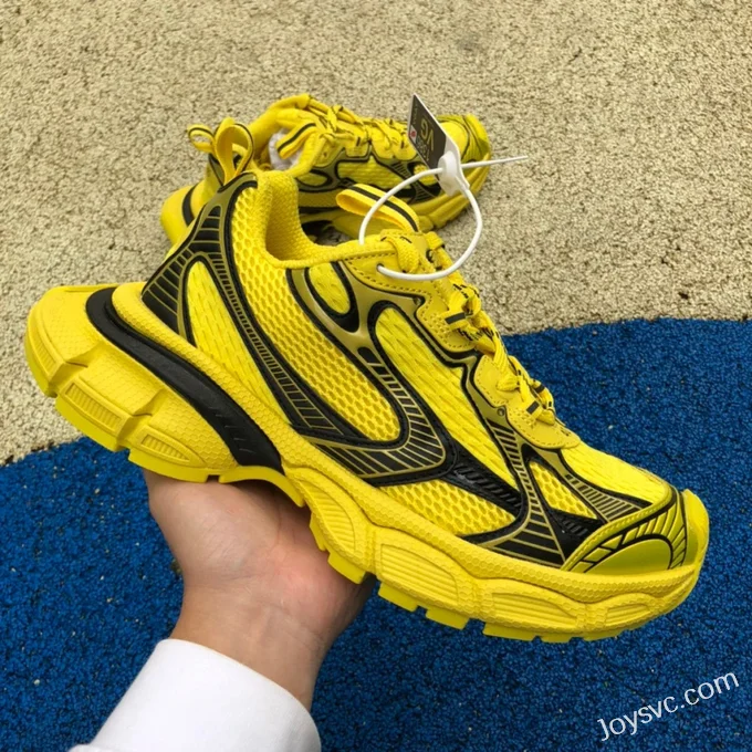 Balenciaga 3XL Yellow Black Vintage Dad Shoes 2023 Collection