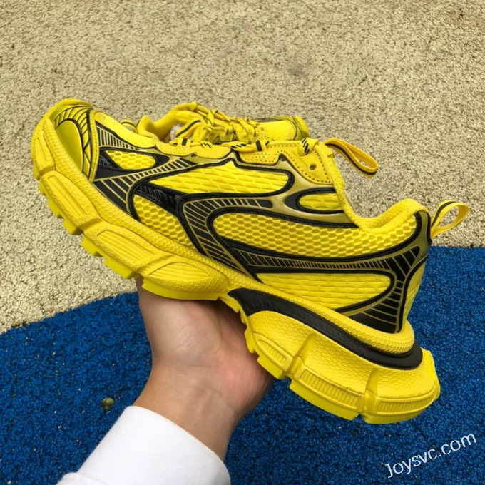 Balenciaga 3XL Yellow Black Vintage Dad Shoes 2023 Collection