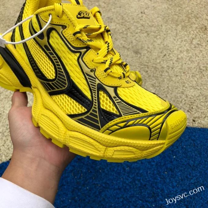 Balenciaga 3XL Yellow Black Vintage Dad Shoes 2023 Collection