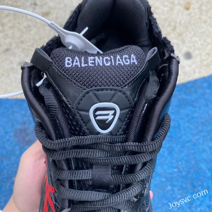 Balenciaga 7.0 Black Red Vintage Dad Shoes