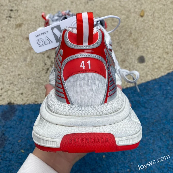 Balenciaga 3XL White Red Sneakers