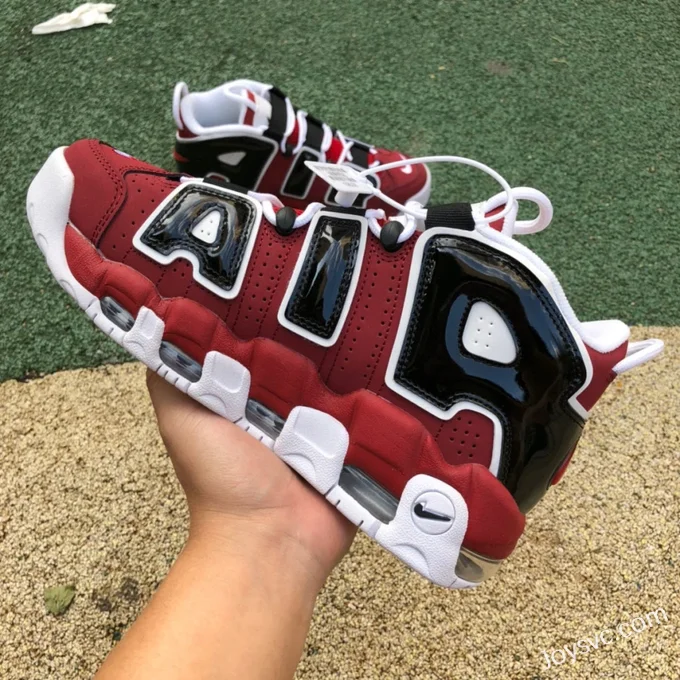 Nike Air More Uptempo Black Red 921948-600