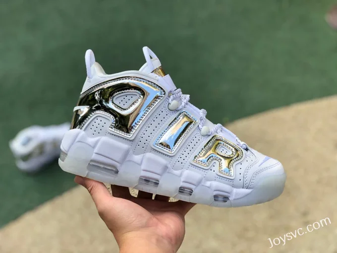 Nike Air More Uptempo Chrome Liquid Silver 917593-100