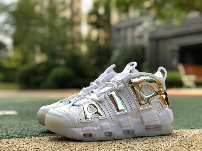 Nike Air More Uptempo Chrome Liquid Silver 917593-100