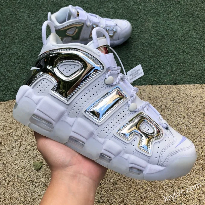 Nike Air More Uptempo Chrome Liquid Silver 917593-100