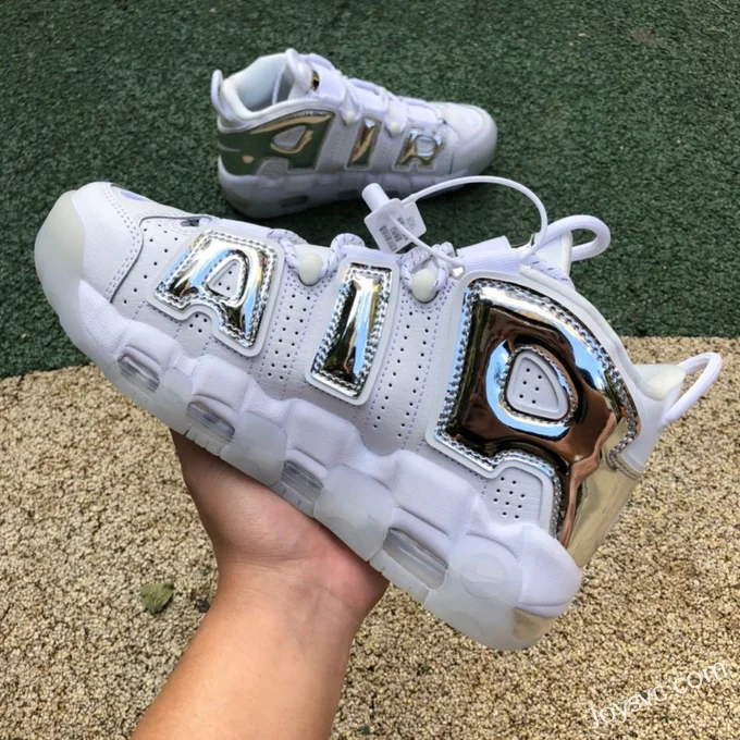 Nike Air More Uptempo Chrome Liquid Silver 917593-100