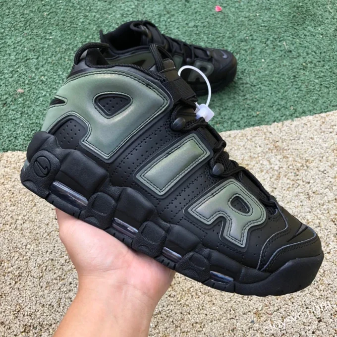 Nike Air More Uptempo 96 Black Green 3M 922845-001