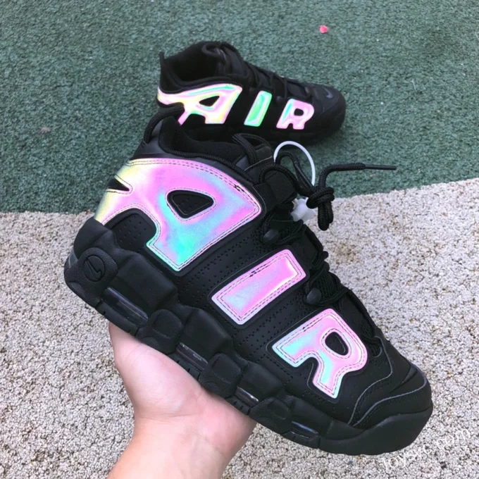 Nike Air More Uptempo 96 Black Green 3M 922845-001