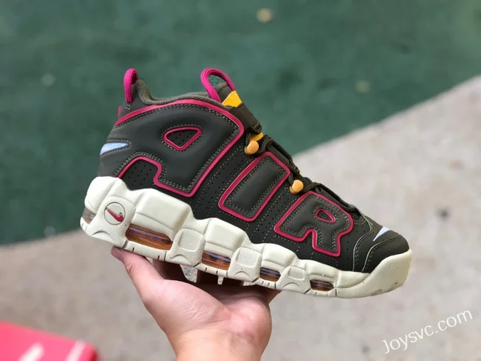 Nike Air More Uptempo 96 Olive Green Red DH0622-300