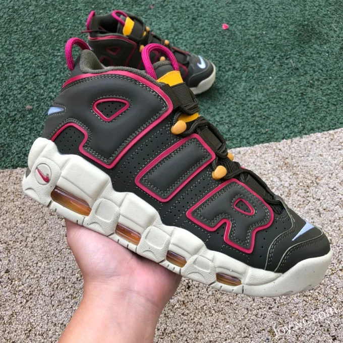 Nike Air More Uptempo 96 Olive Green Red DH0622-300