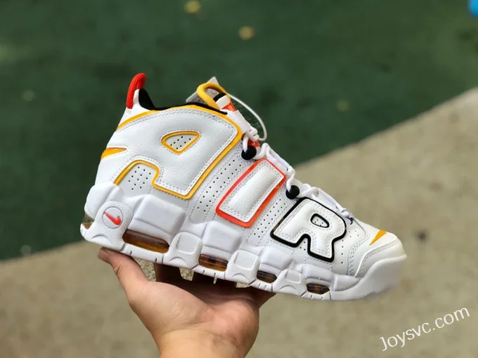 Nike Air More Uptempo 96 White Red Yellow DD9223-100