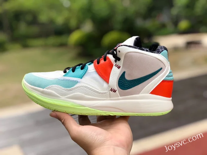 Nike Kyrie 8 Infinity EP White Green Basketball Shoes DH5384-001