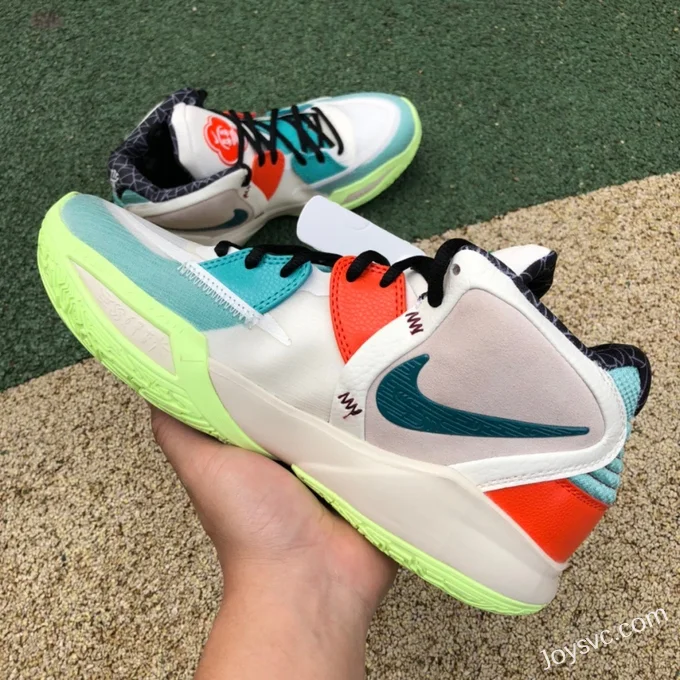 Nike Kyrie 8 Infinity EP White Green Basketball Shoes DH5384-001