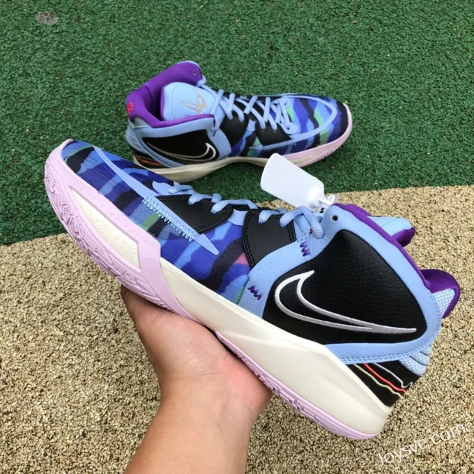 Nike Kyrie 8 Black Blue Purple Basketball Shoes DC9134-400