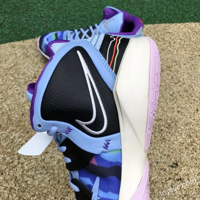 Nike Kyrie 8 Black Blue Purple Basketball Shoes DC9134-400