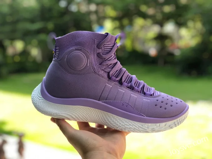 Under Armour Curry 4 Purple White Basketball Shoes 3024861-500