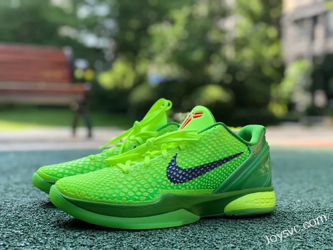 Nike Zoom Kobe 6 Grinch - Green Christmas Basketball Shoes