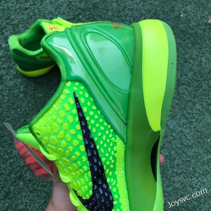 Nike Zoom Kobe 6 Grinch - Green Christmas Basketball Shoes