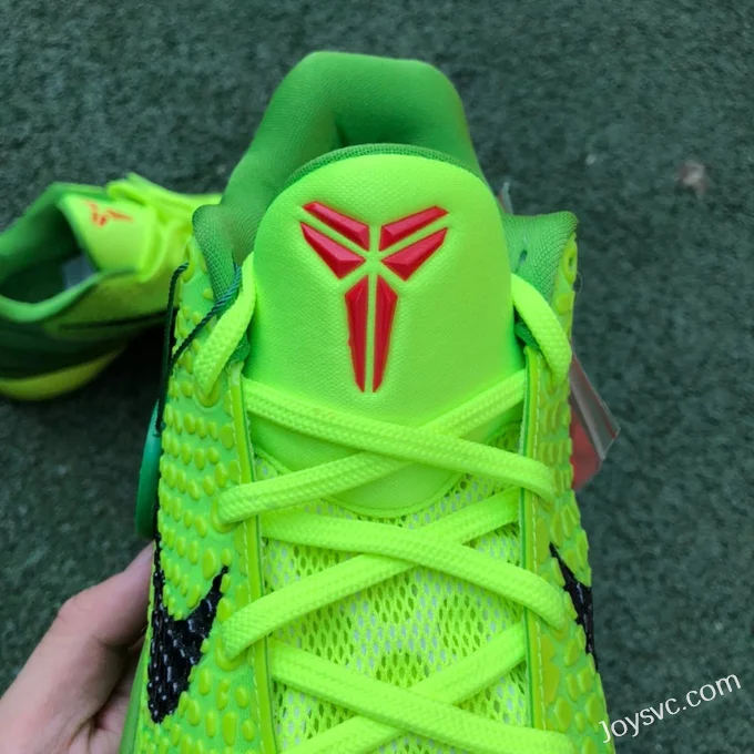 Nike Zoom Kobe 6 Grinch - Green Christmas Basketball Shoes